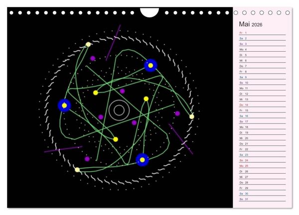 Produktbild: Filigran - Mandalas (Wandkalender 2026 DIN A4 quer), CALVENDO Monatskalender