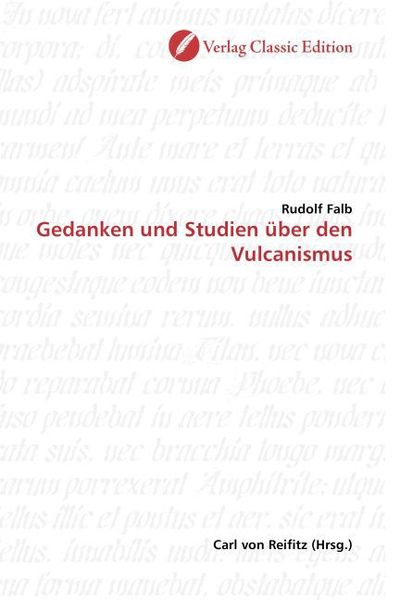 Produktbild: Falb, R: Gedanken und Studien &uuml;ber den Vulcanismus