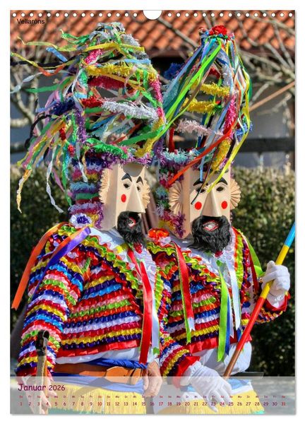 Produktbild: Karneval in Galicien (Wandkalender 2026 DIN A3 hoch), CALVENDO Monatskalender