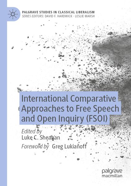 Produktbild: International Comparative Approaches to Free Speech and Open Inquiry (FSOI)