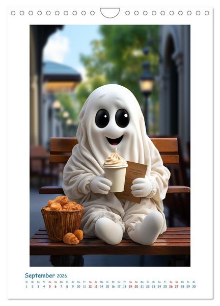 Produktbild: Ghosti (Wandkalender 2026 DIN A4 hoch), CALVENDO Monatskalender