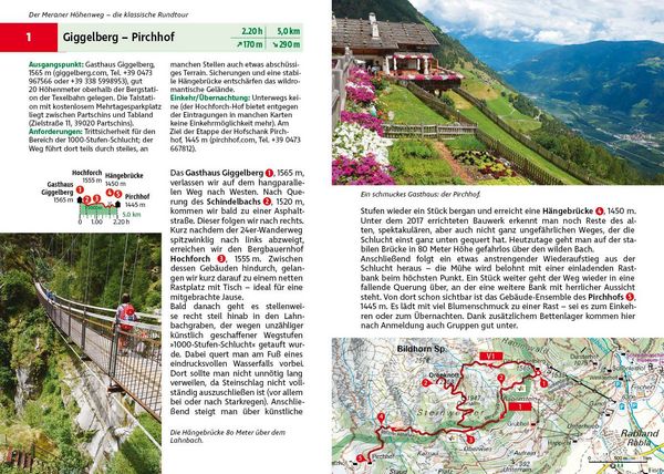 Produktbild: ROTHER Wanderf&uuml;hrer Meraner H&ouml;henweg. Alle Etappen - mit Gipfelrouten und Tagestouren in der Texelgruppe
