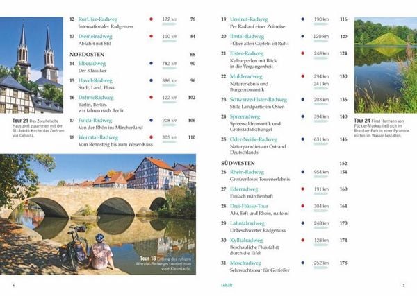 Produktbild: Deutschlands sch&ouml;nste Flussradwege
