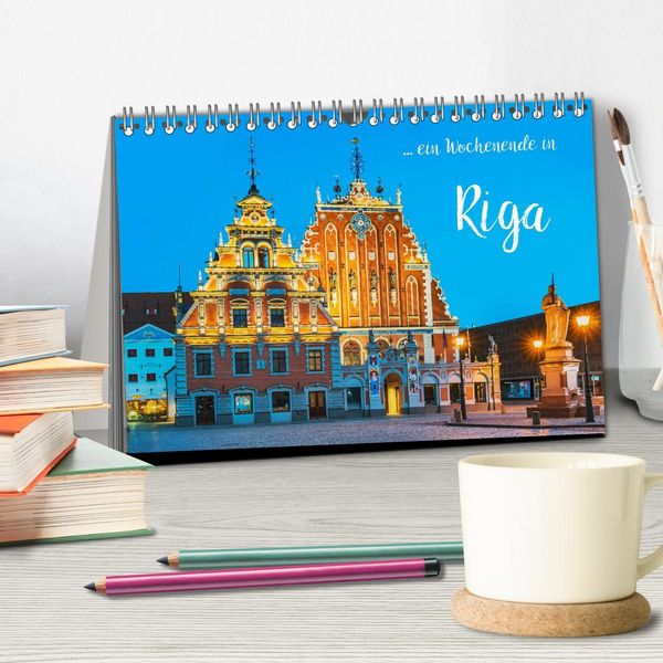 Produktbild: Ein Wochenende in Riga (Tischkalender 2026 DIN A5 quer), CALVENDO Monatskalender