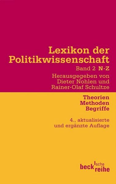 Produktbild: Lexikon der Politikwissenschaft Bd. 2: N-Z