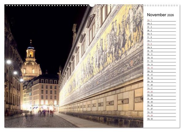 Produktbild: Barockstadt Dresden (Wandkalender 2026 DIN A2 quer), CALVENDO Monatskalender