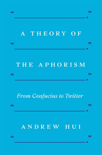 Produktbild: A Theory of the Aphorism