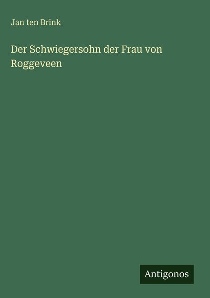 Produktbild: Der Schwiegersohn der Frau von Roggeveen