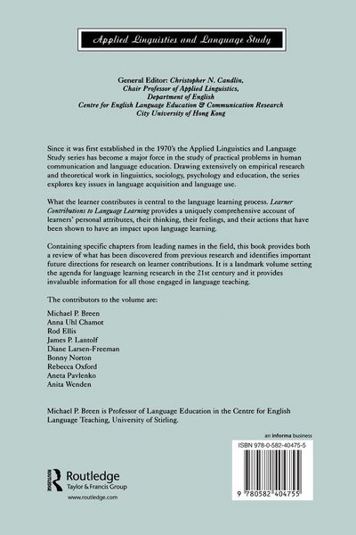 Produktbild: Learner Contributions to Language Learning
