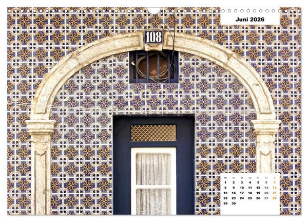 Produktbild: Lissabons Azulejos (Wandkalender 2026 DIN A3 quer), CALVENDO Monatskalender