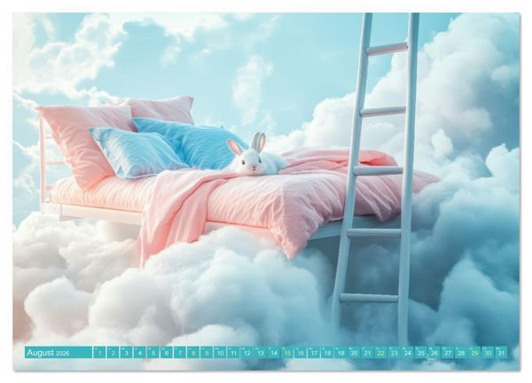 Produktbild: Traumhafte Illusionen - Imagin&auml;r und surreal (hochwertiger Premium Wandkalender 2026 DIN A2 quer), Kunstdruck in Hochglanz