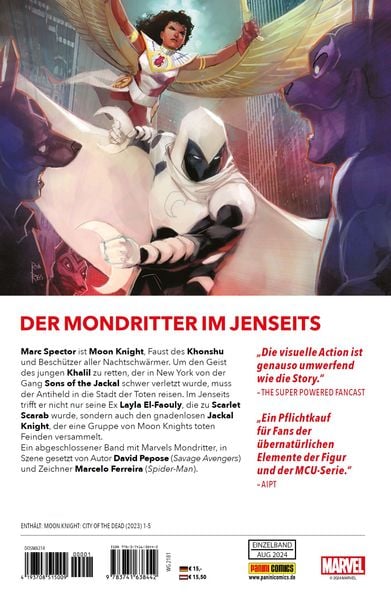 Produktbild: Moon Knight: Stadt der Toten