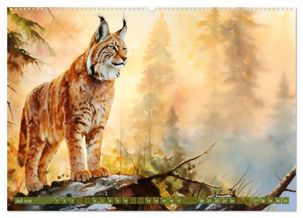 Produktbild: Zw&ouml;lf Monate im Wald (Wandkalender 2026 DIN A2 quer), CALVENDO Monatskalender