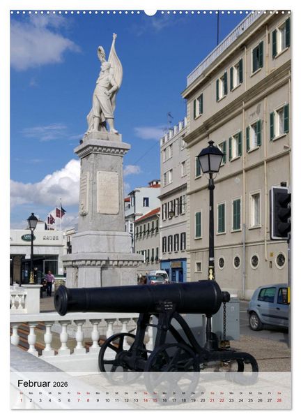 Produktbild: Gibraltar - Britische Kolonie am Mittelmeer (hochwertiger Premium Wandkalender 2026 DIN A2 hoch), Kunstdruck in Hochglanz