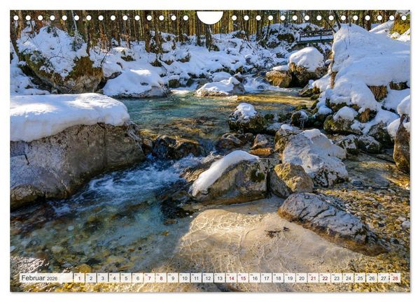 Produktbild: Unterwegs im Bergsteigerdorf Ramsau (Wandkalender 2026 DIN A4 quer), CALVENDO Monatskalender