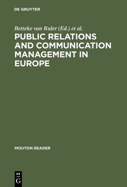 Produktbild: Public Relations and Communication Management in Europe