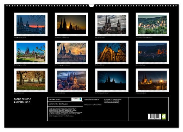 Produktbild: Marienkirche Gelnhausen (Wandkalender 2026 DIN A2 quer), CALVENDO Monatskalender
