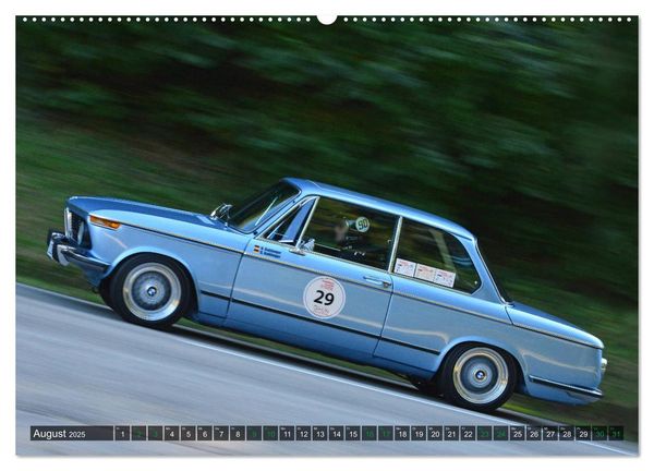 Produktbild: OLDTIMER BERGRENNEN - BMW Fahrzeuge (hochwertiger Premium Wandkalender 2025 DIN A2 quer), Kunstdruck in Hochglanz