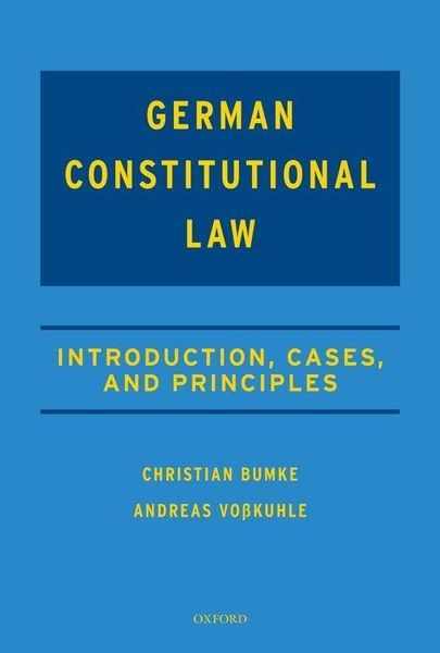 Casebook on German Constitutional Law
