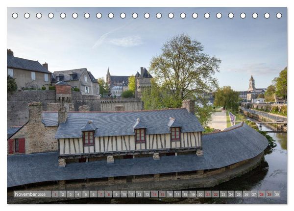 Produktbild: Momente einer Reise - Bretagne (Tischkalender 2026 DIN A5 quer), CALVENDO Monatskalender