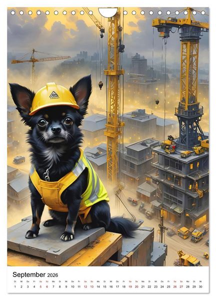 Produktbild: Chihuahua Karrieren (Wandkalender 2026 DIN A4 hoch), CALVENDO Monatskalender