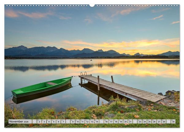 Produktbild: Wundersch&ouml;nes Bayern (Wandkalender 2026 DIN A2 quer), CALVENDO Monatskalender