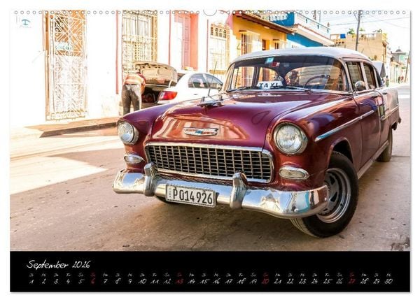 Produktbild: Kubas Klassische Automobile 2026 (Wandkalender 2026 DIN A2 quer), CALVENDO Monatskalender