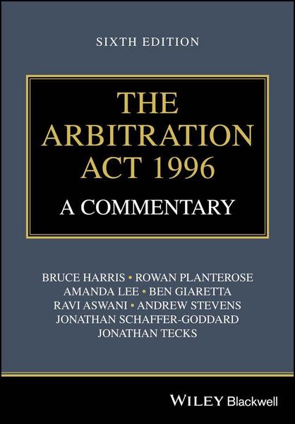 Produktbild: The Arbitration Act 1996