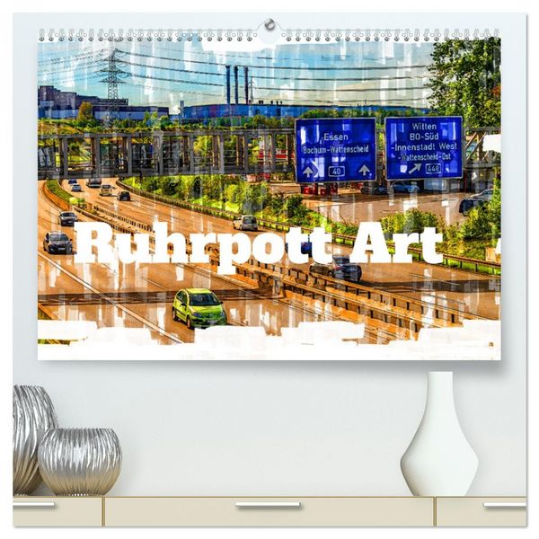 Produktbild: Ruhrpott Art (hochwertiger Premium Wandkalender 2026 DIN A2 quer), Kunstdruck in Hochglanz