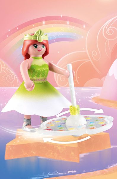PLAYMOBIL 71364 - Princess Magic - Himmlischer Regenbogenkreisel mit Prinzessin