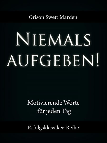 Produktbild: Niemals aufgeben!