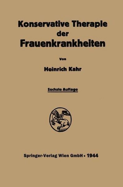 Produktbild: Konservative Therapie der Frauenkrankheiten