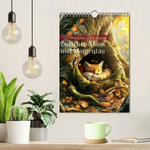 Produktbild: Zwischen Moos und Morgentau (Wandkalender 2026 DIN A4 hoch), CALVENDO Monatskalender