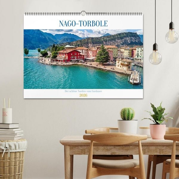 Produktbild: Nago-Torbole, der sch&ouml;ne Norden vom Gardasee (Wandkalender 2026 DIN A2 quer), CALVENDO Monatskalender
