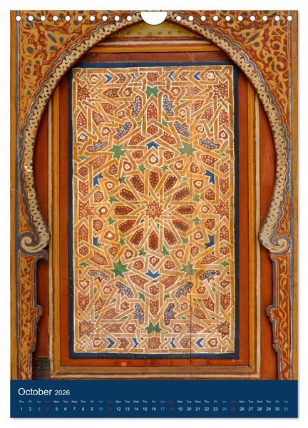 Produktbild: Oriental Doors (Wall Calendar 2026 DIN A4 portrait), CALVENDO 12 Month Wall Calendar