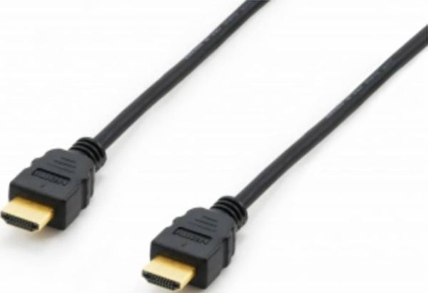 Equip HDMI Anschlusskabel HDMI-A Stecker 1.80 m Schwarz 119350 vergoldete Steckkontakte HDMI-Kabel