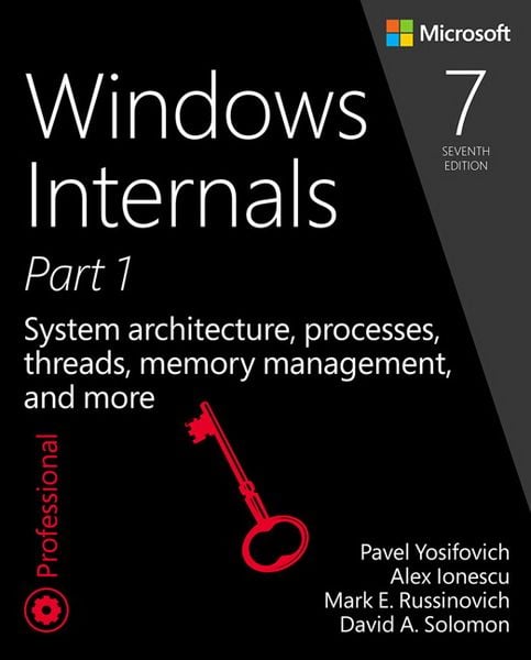 Windows Internals: System architecture, processes, threads, memory management, and more, Part 1