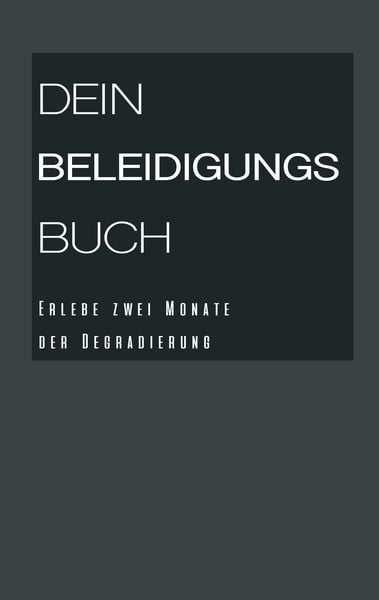 Produktbild: Dein Beleidigungsbuch