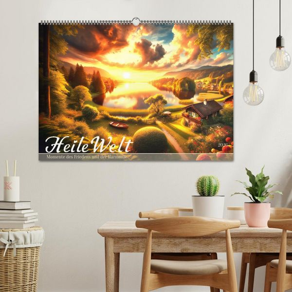 Produktbild: Heile Welt - Momente des Friedens und der Harmonie (Wandkalender 2026 DIN A2 quer), CALVENDO Monatskalender