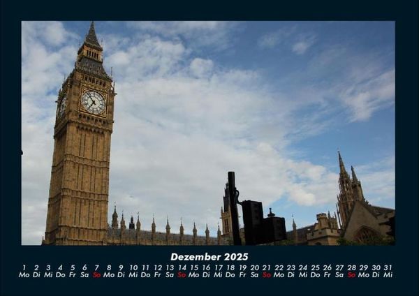 Produktbild: London 2025 Fotokalender DIN A4