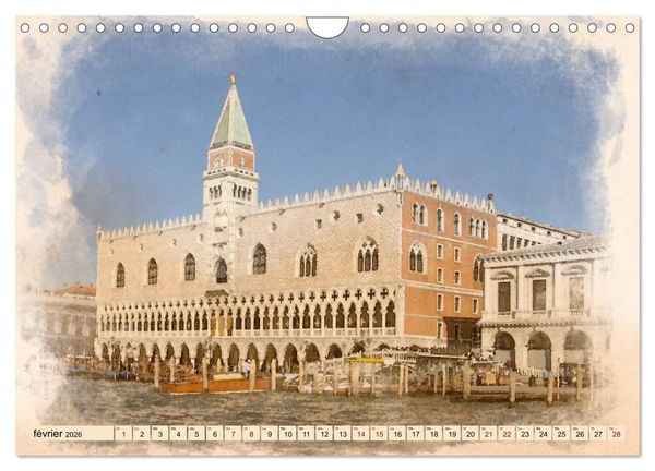 Produktbild: Venise l'&eacute;ternelle (Calendrier mural 2026 DIN A4 vertical), CALVENDO calendrier mensuel