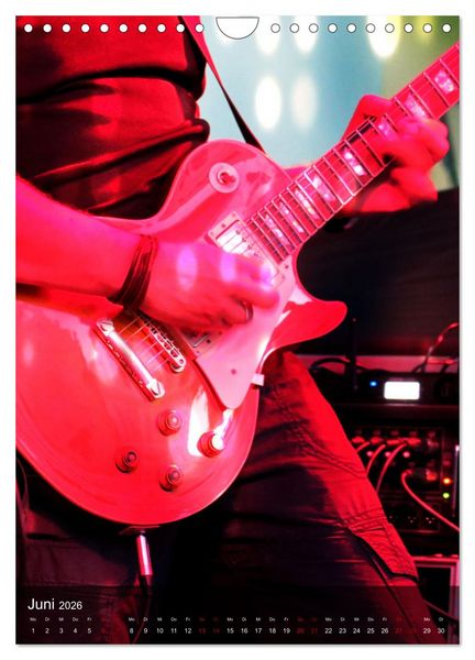 Produktbild: Rockgitarren in Concert (Wandkalender 2026 DIN A4 hoch), CALVENDO Monatskalender
