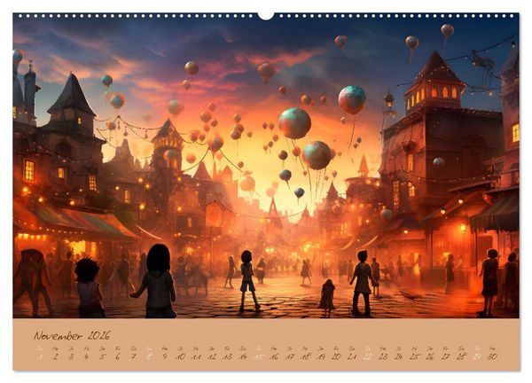 Produktbild: Magie der Kindheit (Wandkalender 2026 DIN A2 quer), CALVENDO Monatskalender
