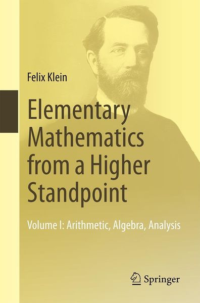 Produktbild: Elementary Mathematics from a Higher Standpoint