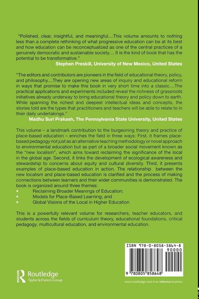 Produktbild: Place-Based Education in the Global Age