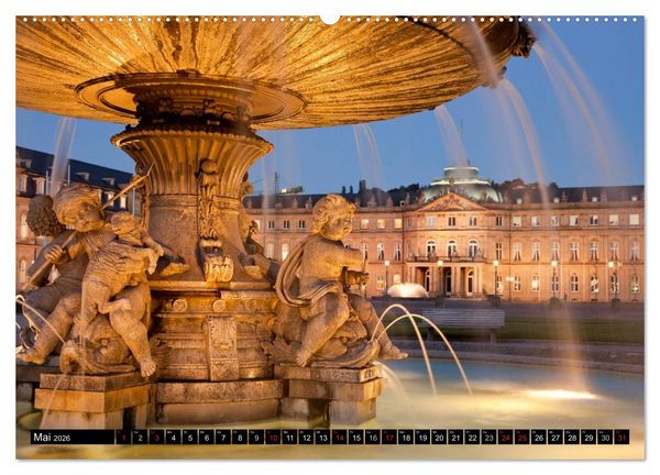 Produktbild: Baden-W&uuml;rttemberg (Wandkalender 2026 DIN A2 quer), CALVENDO Monatskalender