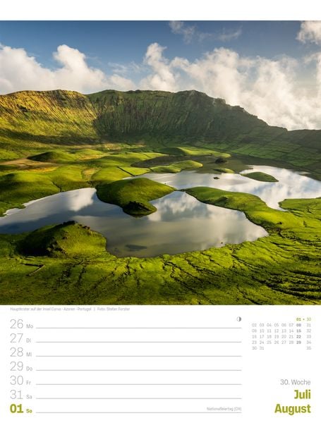 Produktbild: Planet Erde Wochenplaner Kalender 2027 | Landschaften der Welt