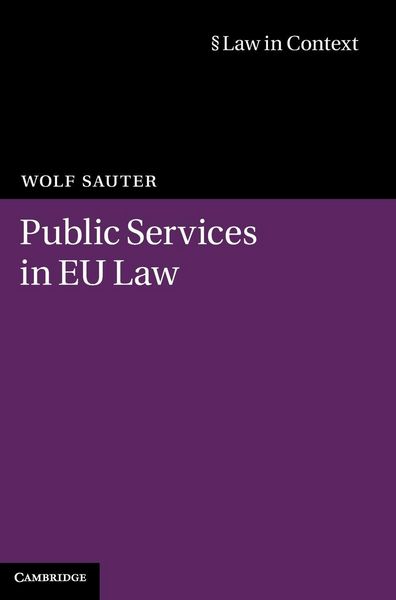 Produktbild: Public Services in EU Law