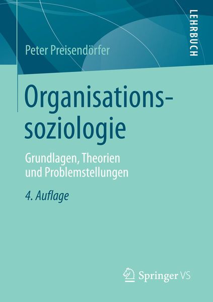 Produktbild: Organisationssoziologie