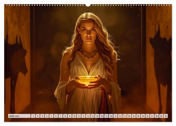 Produktbild: Odysseus Reise &ndash; Gefahren, Verlockungen, Schicksal (hochwertiger Premium Wandkalender 2027 DIN A2 quer), Kunstdruck in Hochglanz